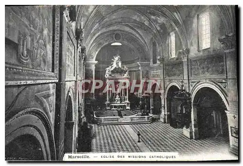 Cartes postales Marseille Eglise des Missions Catholiques