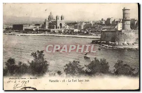 Cartes postales Marseille le Fort Saint Jean