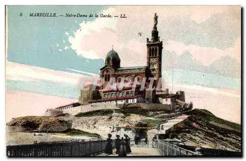 Cartes postales Marseille Notre Dame de la Garde