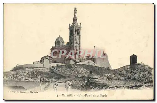 Cartes postales Marseille Notre Dame de la Garde