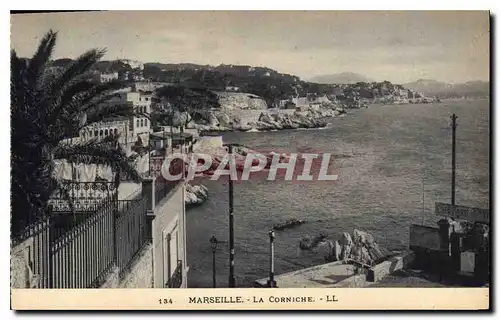 Cartes postales Marseille La Corniche