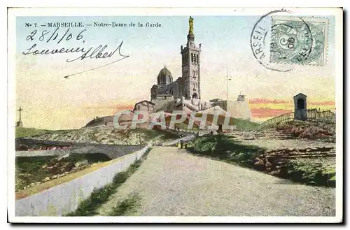 Cartes postales Marseille Notre Dame de la Garde