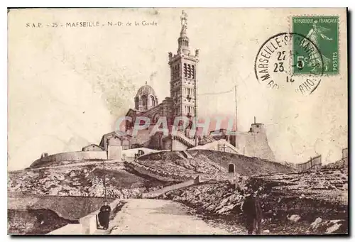 Cartes postales Marseille N D de la Garde