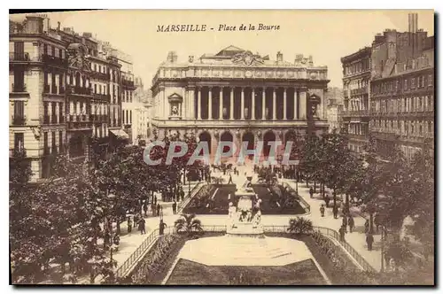 Cartes postales Marseille Place de la Bourse