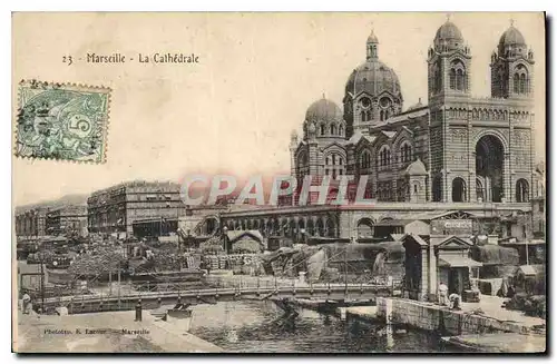 Cartes postales Marseille La Cathedrale