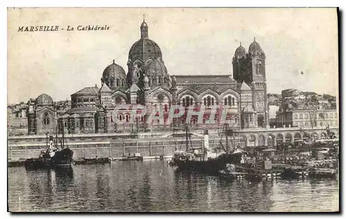 Cartes postales Marseille La Cathedrale