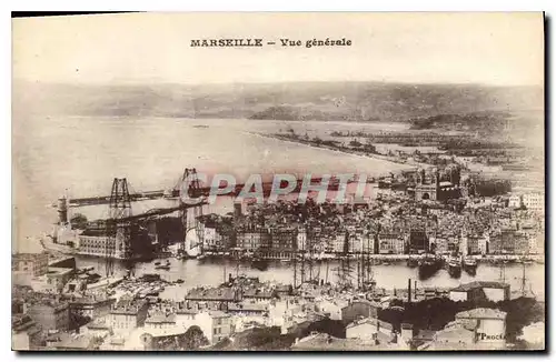 Cartes postales Marseille Vue generale