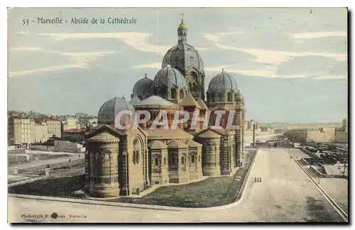 Ansichtskarte AK Marseille Abside de la Cathedrale