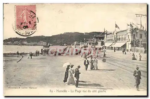 Ansichtskarte AK Marseille La Plage vue du cote gauche