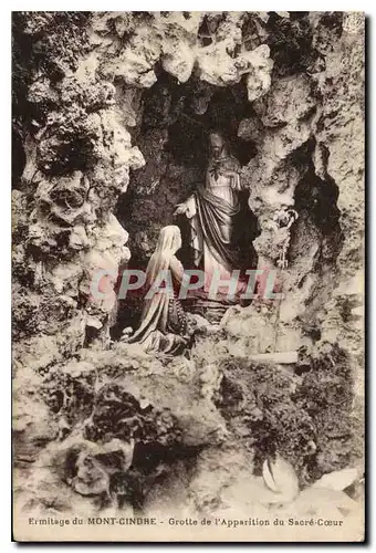 Ansichtskarte AK Ermitage du Mont Cindre Grotte de l'Apparition du Sacre Coeur