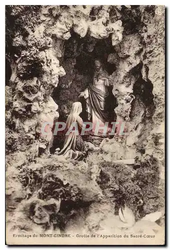 Cartes postales Ermitage du Mont Cindre Grotte de l'Apparition du Sacre Coeur
