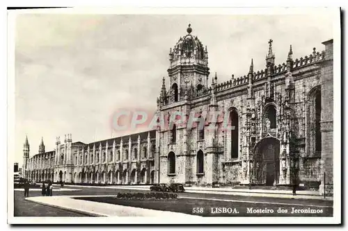 Moderne Karte Lisboa Mosteiro des Jeronimos