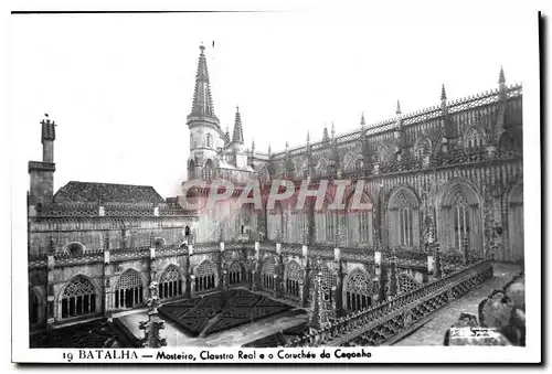 Cartes postales moderne Batalha Mosteiro Claustro Real o Corucheu da Cegonha