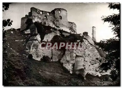 Moderne Karte Andelys Eure le chateau Gaillard