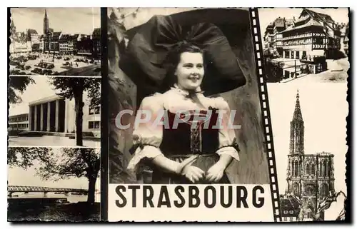 Cartes postales moderne Souvenir de Strasbourg Bas Rhin