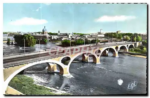 Ansichtskarte AK Toulouse la Ville Rose la Garonne au Pont des Catallans de l'Ingenieur Sejourne