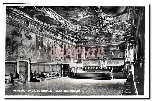 Cartes postales Venezia Palazzo Ducale Sala des Senato