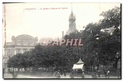 Ansichtskarte AK Toulouse Le Jardin et Donjon du Capitole