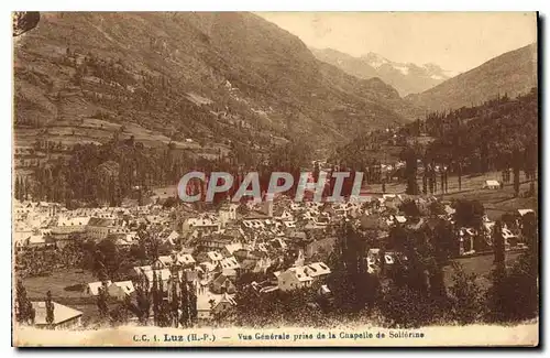 Cartes postales Luz H P Vue generale prise de la Chapelle de Solterine