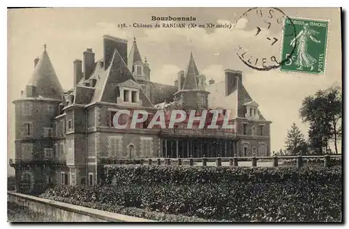 Cartes postales Bourbonnais Chateau de Randan