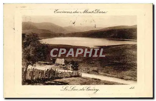 Cartes postales Environs du Mont Dore Le lac de Guery