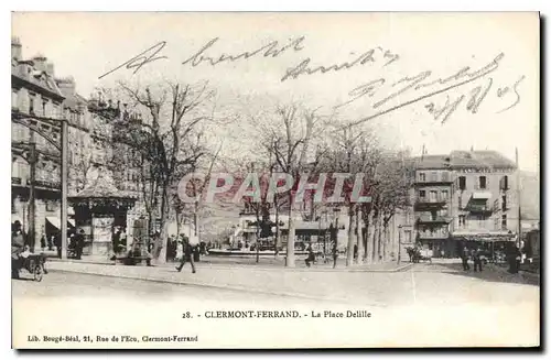 Cartes postales Clermont Ferrand La Place Deville