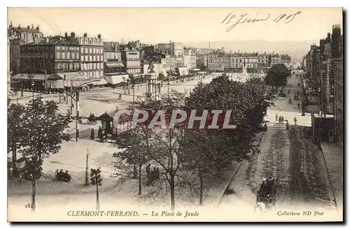 Cartes postales Clermont Ferrand La Place de Jaude