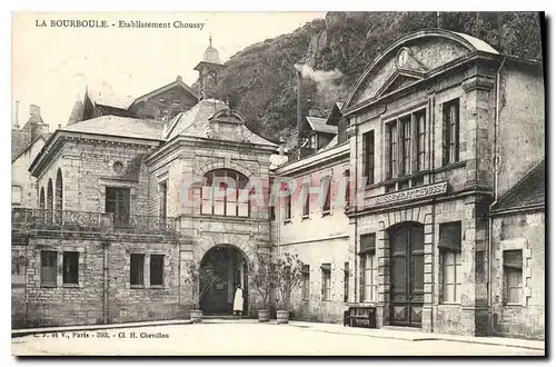 Cartes postales La Bourboule Establissement Choussy