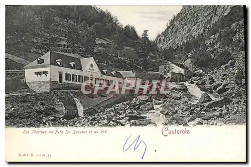 Cartes postales Cauterets Les Thermes du Petit  St Sauveur et du Pre