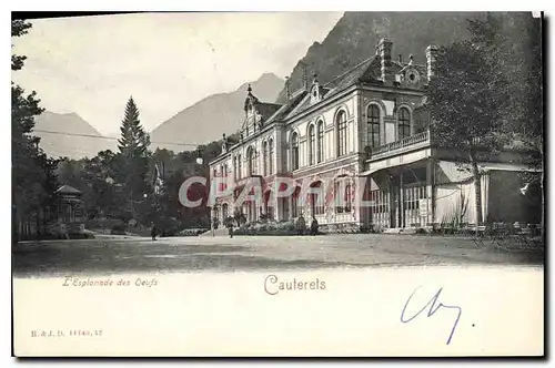 Ansichtskarte AK Cauterets L'Esplanade des Oeufs