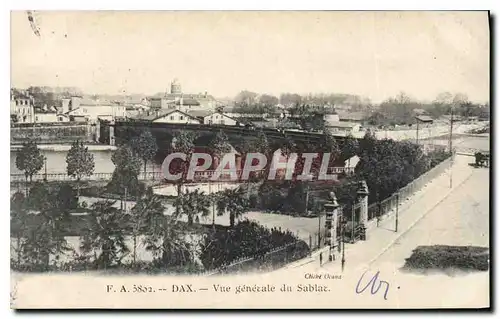 Cartes postales Dax Vue generale du Sablar