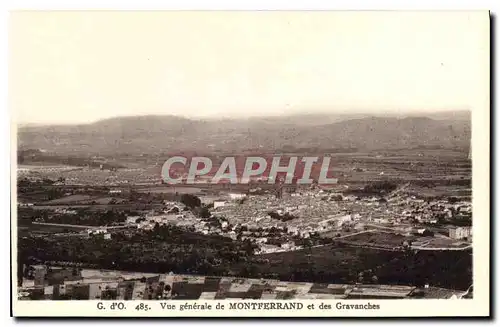 Ansichtskarte AK Vue generale de Montferrand et des Gravanches