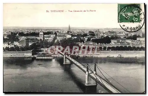 Ansichtskarte AK Toulouse Vue generale de St Pierre