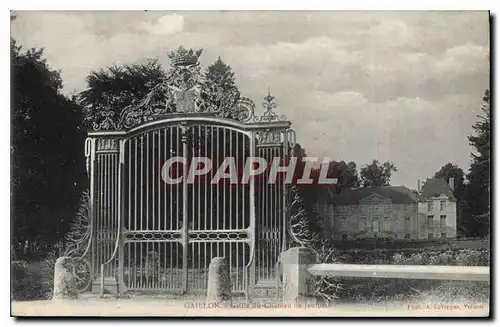 Cartes postales Gailion Grille du Chateau de Jeufosse