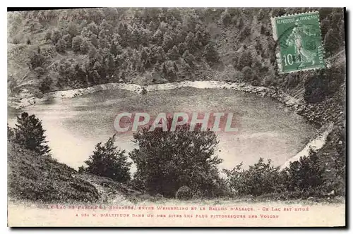 Cartes postales Le lac de Percre ou Stensee entre Wesserling et le ballon d'Alsace