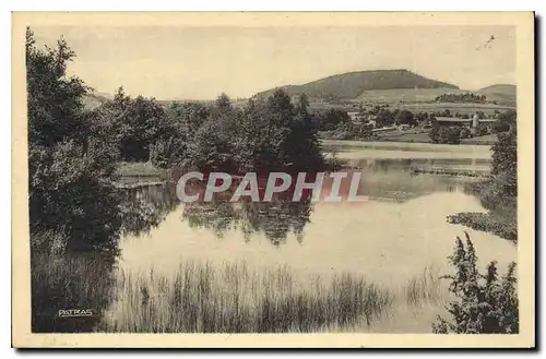 Cartes postales Saint Saturnin Le Lac d'Aydat et les fondations de la Villa de Sidoine Apollinaire