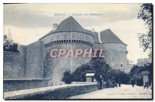 Cartes postales Brest Entree du Chateau