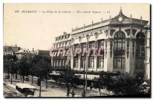 Ansichtskarte AK Biarritz La Place de la Liberte