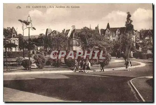Cartes postales Cabourg Les Jardins du Casino