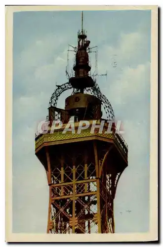 Cartes postales Paris Le Sommet de la Tour Eiffel