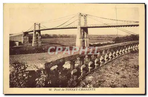 Ansichtskarte AK Pont de Tonnay Charente