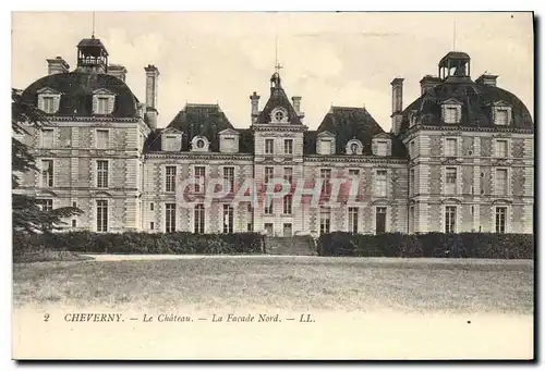 Ansichtskarte AK Cheverny Le Chateau La Facade Nord