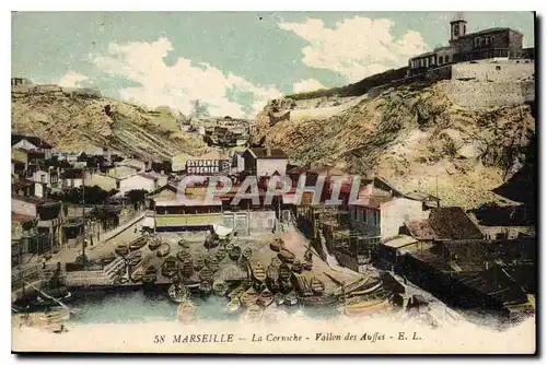 Cartes postales Marseille la Corniche Vallon des Auffes