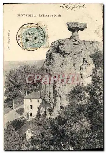 Cartes postales Saint Mihiel La Table du Diable