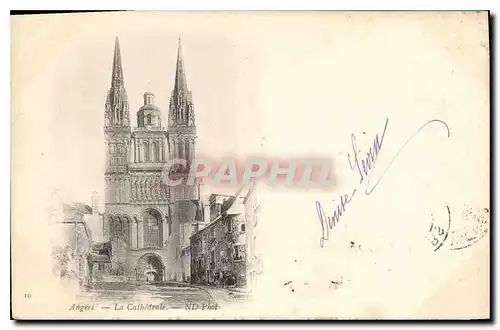 Cartes postales Angers la Cathedrale