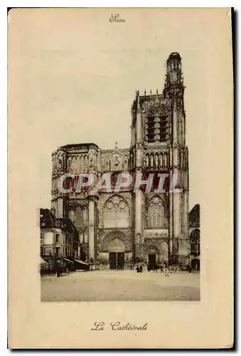 Cartes postales Sens la Cathedrale