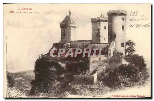 Cartes postales L'Ariege Chateau du Foix
