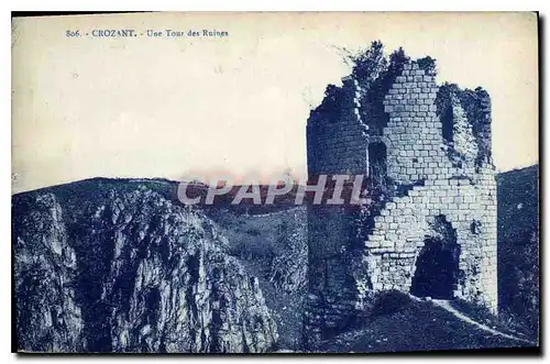 Cartes postales Crozant Une Tour des Ruines