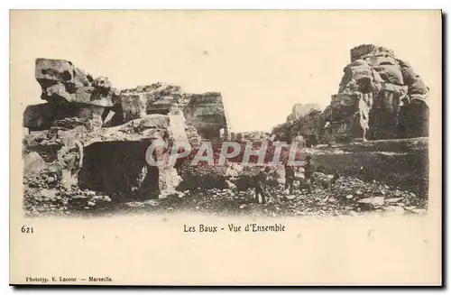 Cartes postales Les Baux Vue d'Ensemble