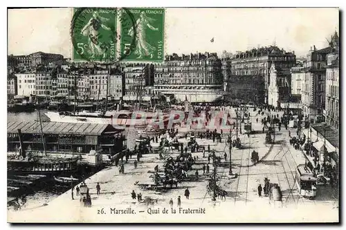 Cartes postales Marseille Quai de la Fraternite